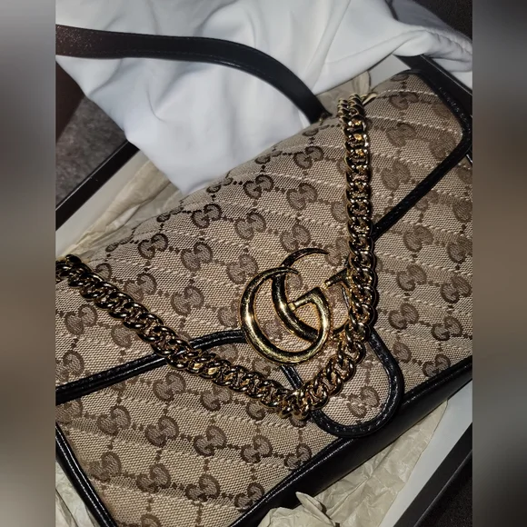 Authentic Gucci GG Marmont Matelasse Small Bag 443497 - Picture 14 of 14